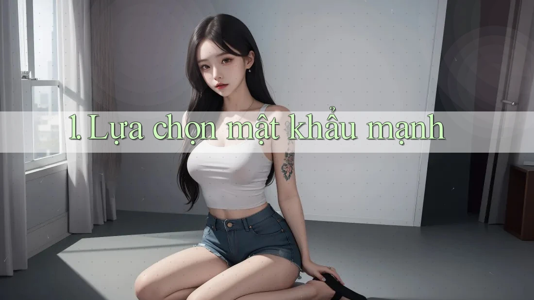 1. Lựa chọn mật khẩu mạnh