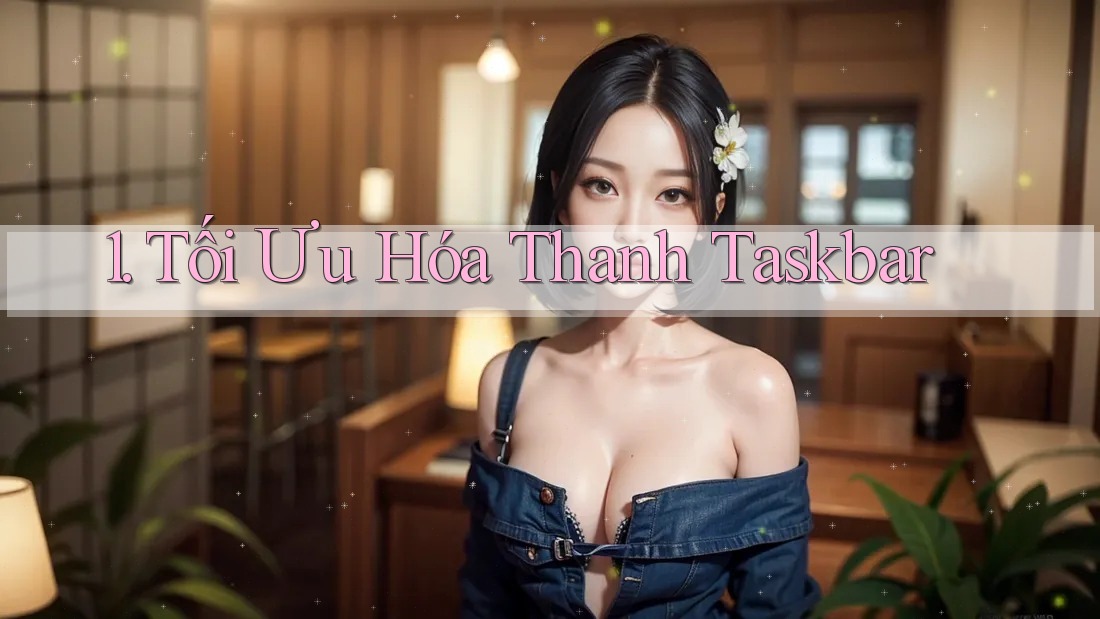 1. Tối Ưu Hóa Thanh Taskbar 1. Tối Ưu Hóa Thanh Taskbar
