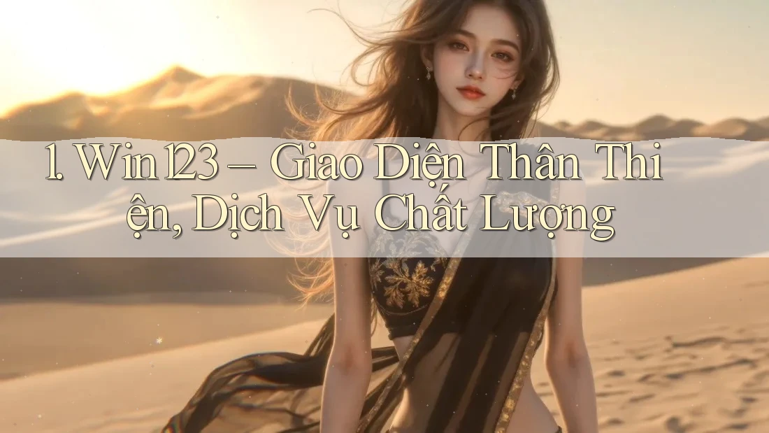 1. Win123 – Giao Diện Thân Thiện, Dịch Vụ Chất Lượng
