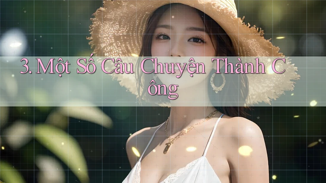 3. Một Số Câu Chuyện Thành Công 3. Một Số Câu Chuyện Thành Công