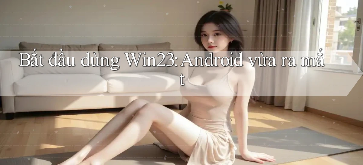 bắt đầu dùng win23 android vừa ra mắt