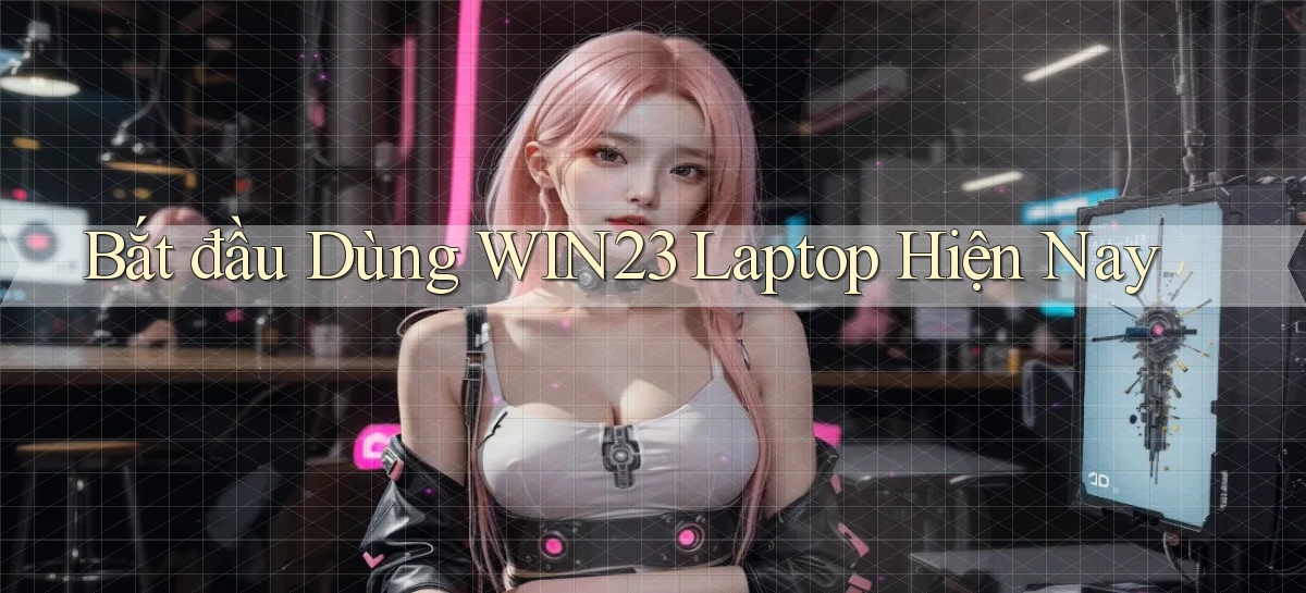 bắt đầu dùng win23 laptop hiện nay