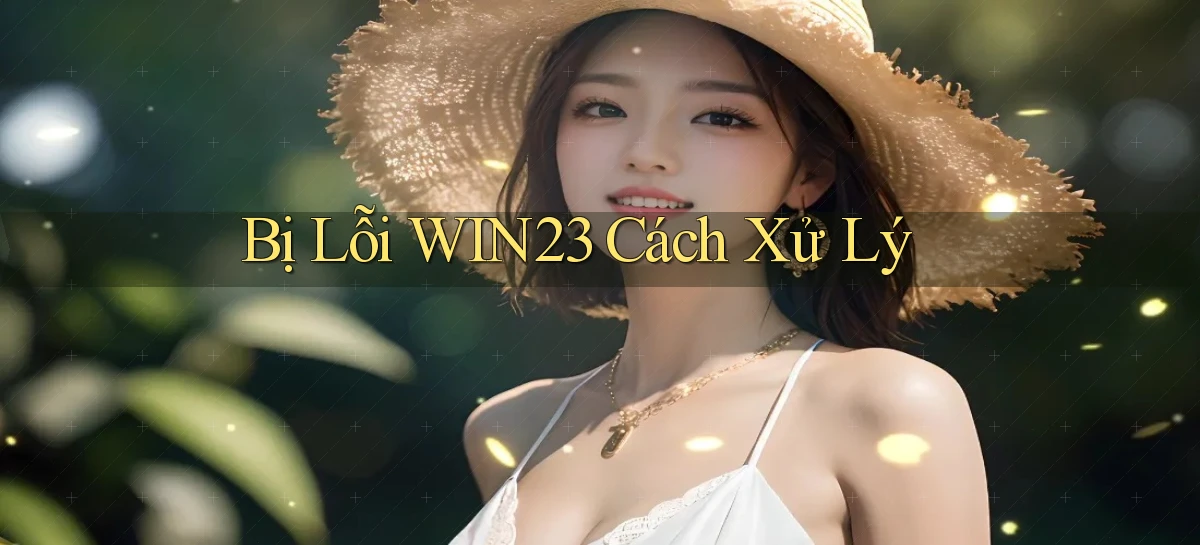 bị lỗi win23 cách xử lý