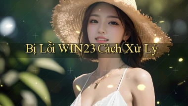 bị lỗi win23 cách xử lý