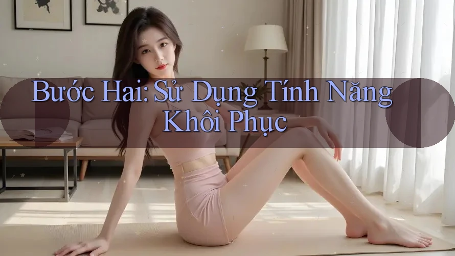Bước Hai: Sử Dụng Tính Năng Khôi Phục Bước Hai: Sử Dụng Tính Năng Khôi Phục