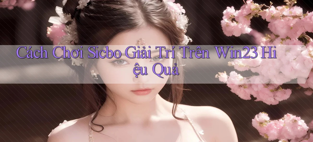 cách chơi sicbo giải trí trên win23 hiệu quả