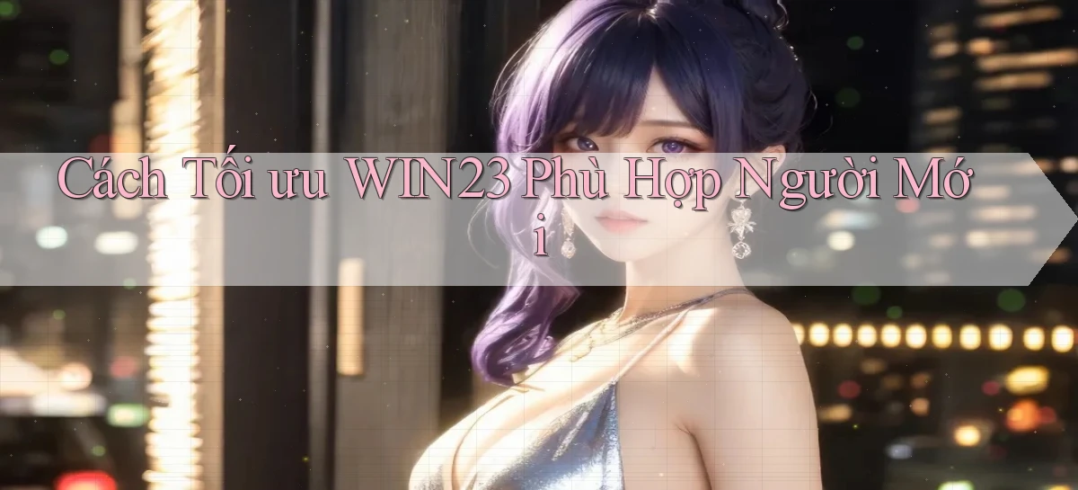cách tối ưu win23 phù hợp người mới