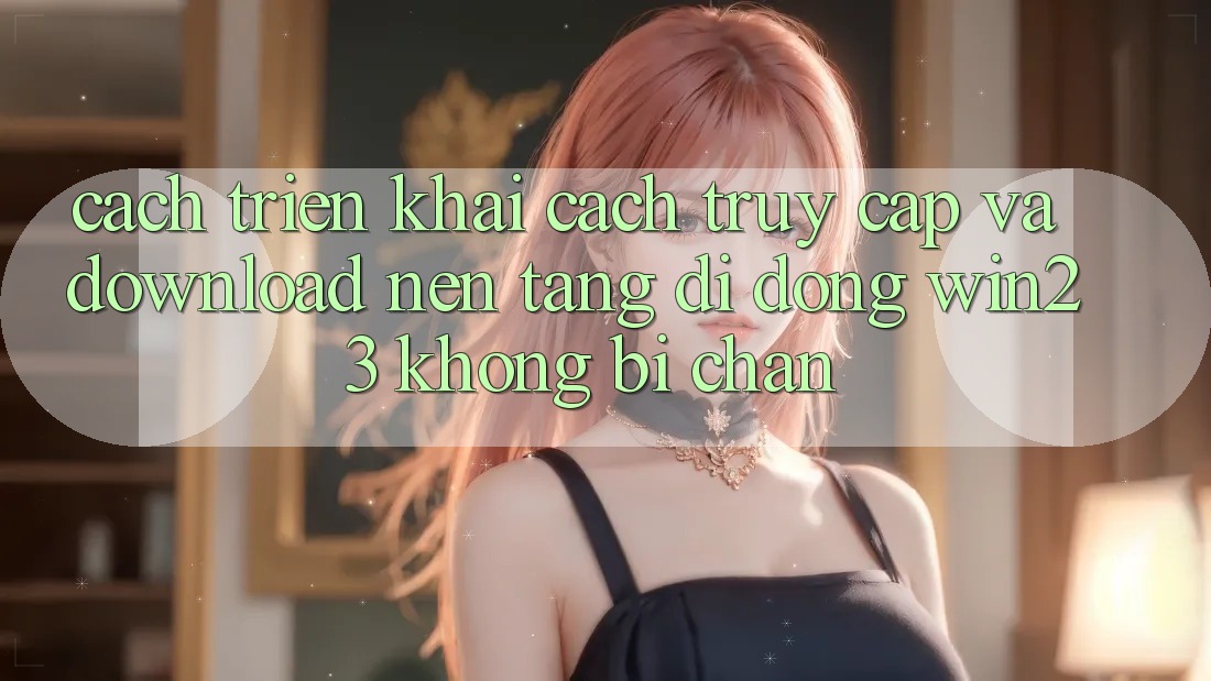 Cách triển khai Cách Truy Cập Và Download Nền tảng di động win23 Không Bị Chặn