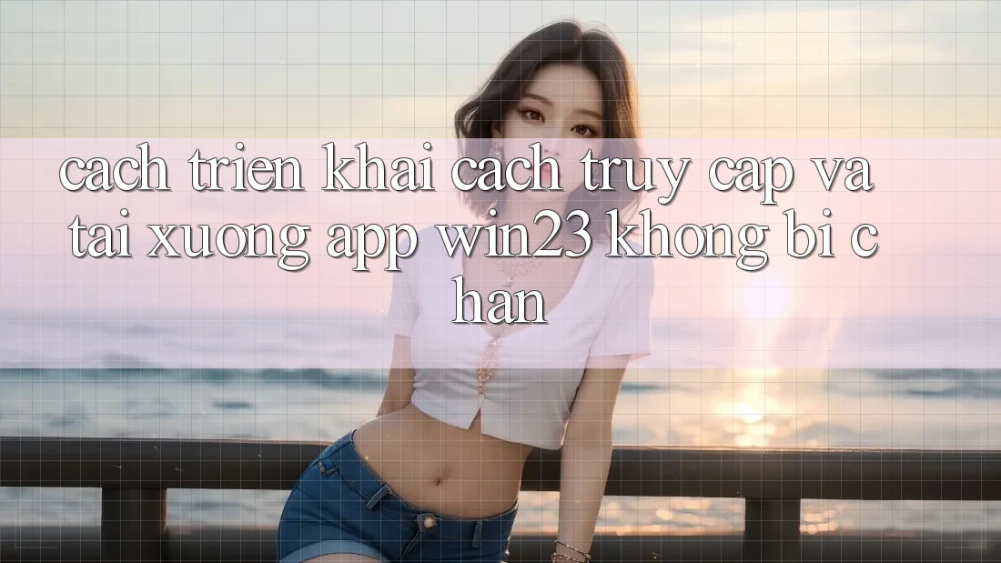 Cách triển khai Cách Truy Cập Và Tải xuống App win23 Không Bị Chặn Cách triển khai Cách Truy Cập Và Tải xuống App win23 Không Bị Chặn