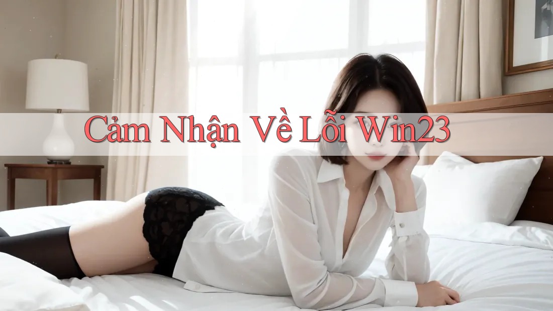 Cảm Nhận Về Lỗi Win23 Cảm Nhận Về Lỗi Win23