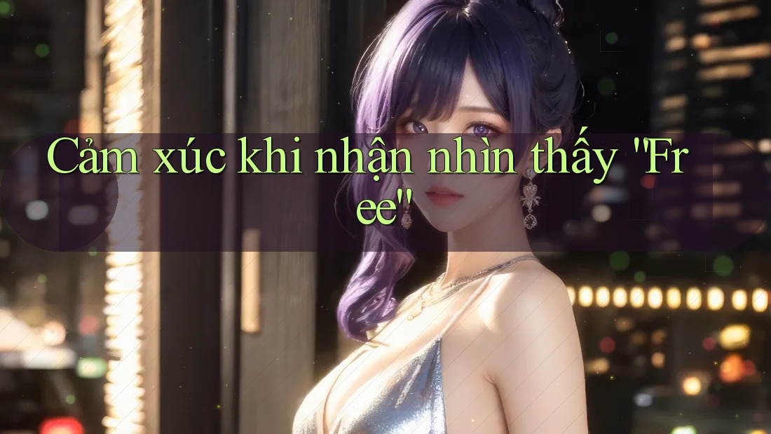 Cảm xúc khi nhận nhìn thấy “Free” Cảm xúc khi nhận nhìn thấy “Free”