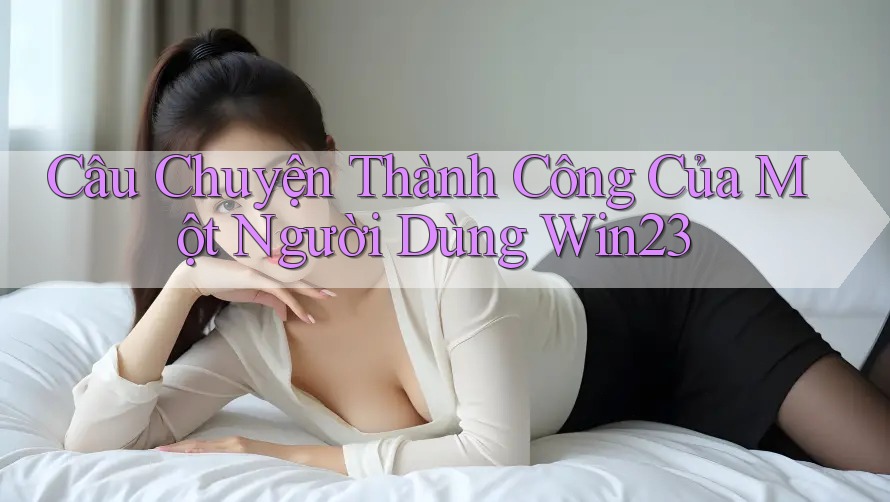 Câu Chuyện Thành Công Của Một Người Dùng Win23 Câu Chuyện Thành Công Của Một Người Dùng Win23