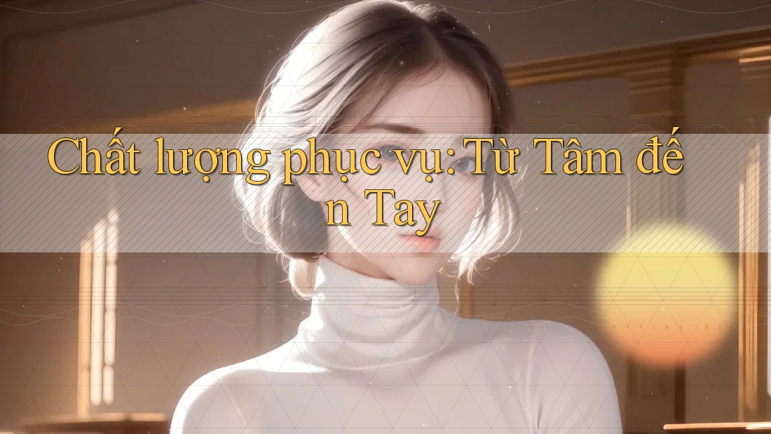 Chất lượng phục vụ: Từ Tâm đến Tay