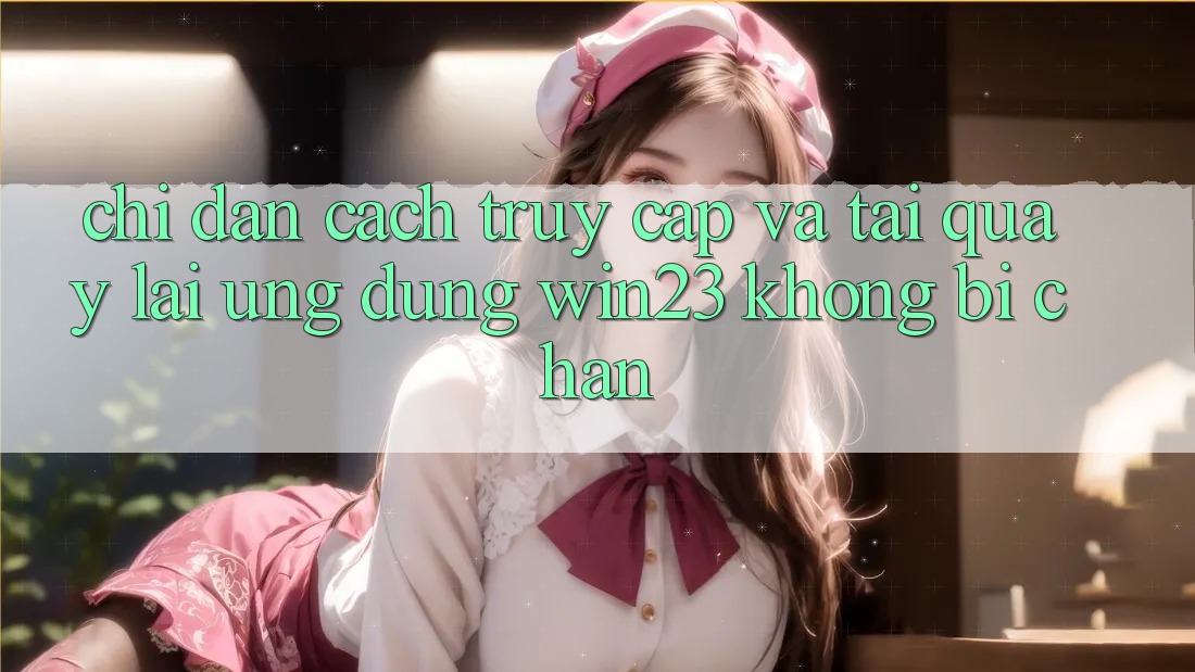 Chỉ dẫn Cách Truy Cập Và Tải quay lại Ứng dụng win23 Không Bị Chặn Chỉ dẫn Cách Truy Cập Và Tải quay lại Ứng dụng win23 Không Bị Chặn