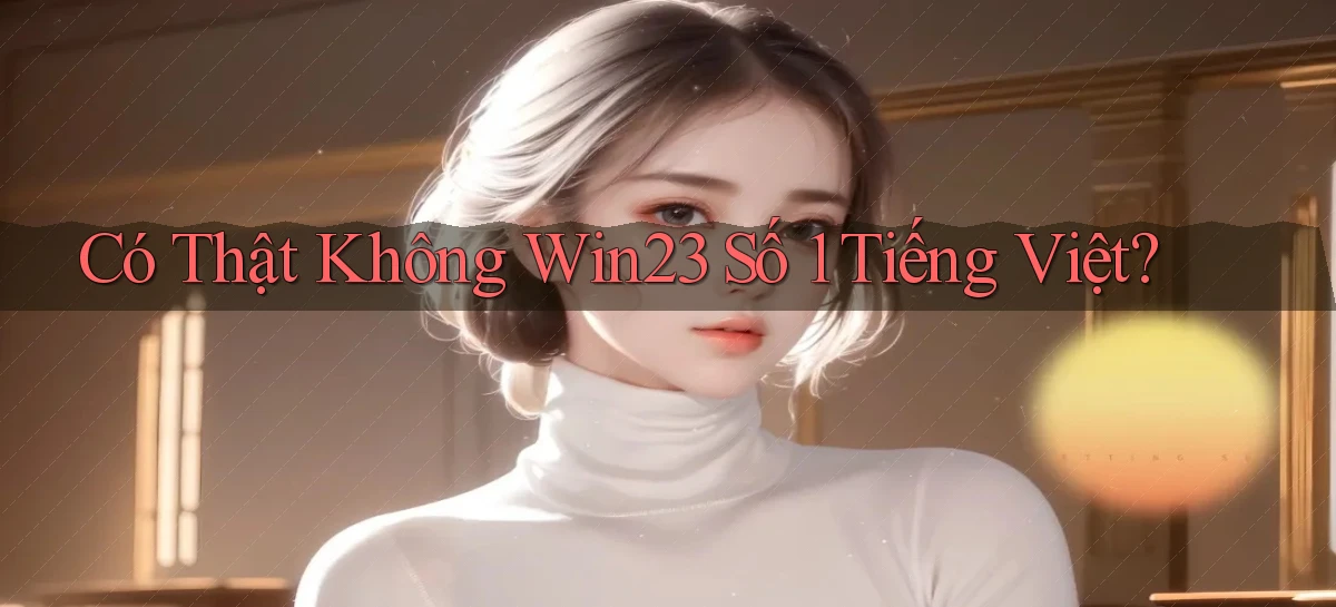 có thật không win23 số 1 tiếng việt