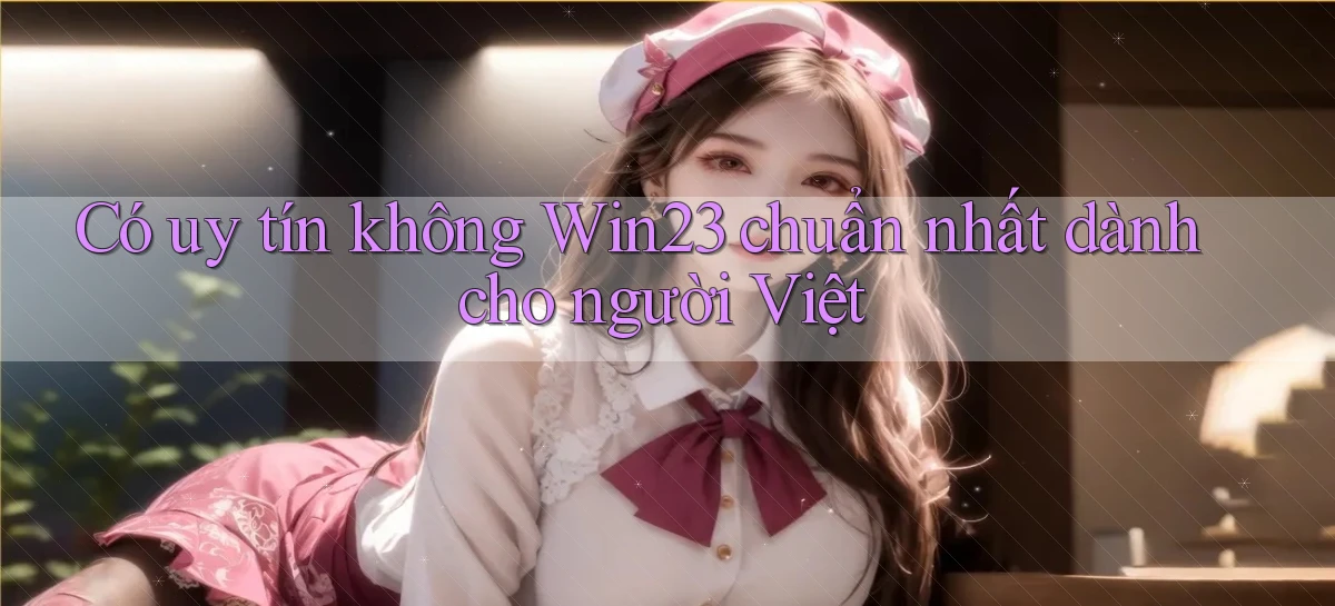 có uy tín không win23 chuẩn nhất dành cho người việt