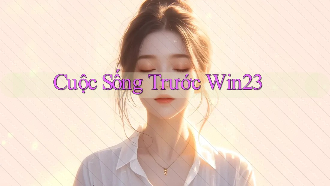 Cuộc Sống Trước Win23 Cuộc Sống Trước Win23