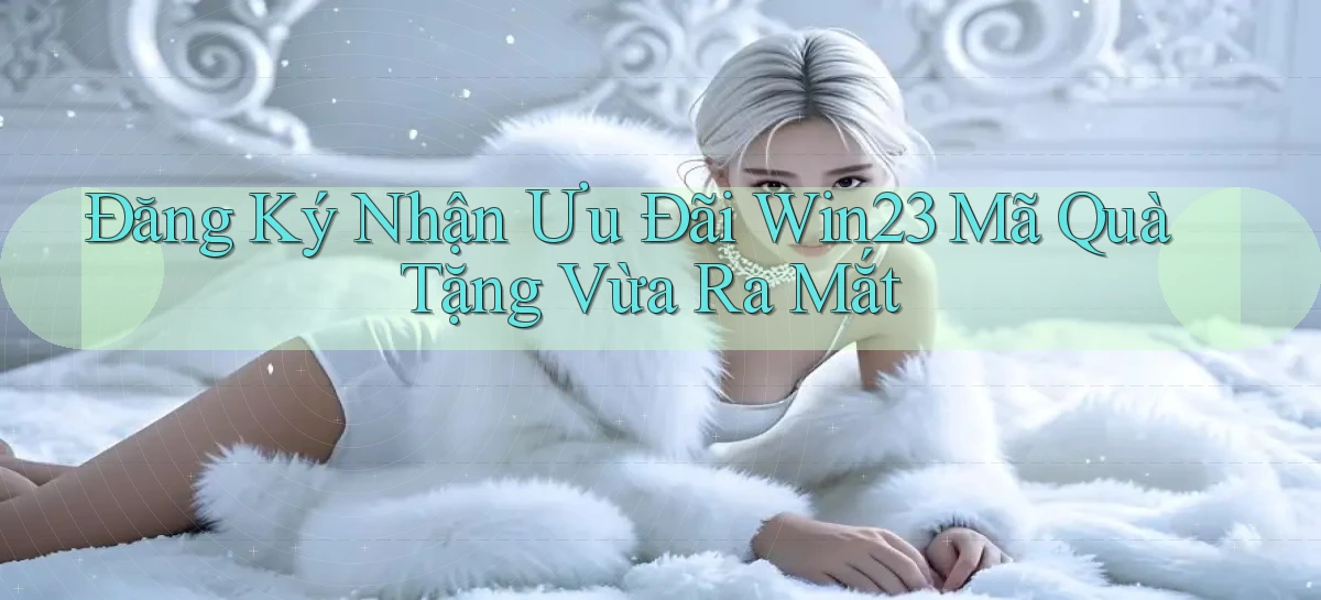 đăng ký nhận ưu đãi win23 mã quà tặng vừa ra mắt