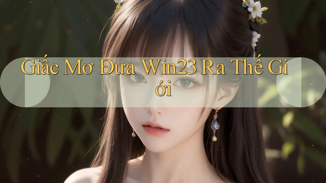 Giấc Mơ Đưa Win23 Ra Thế Giới