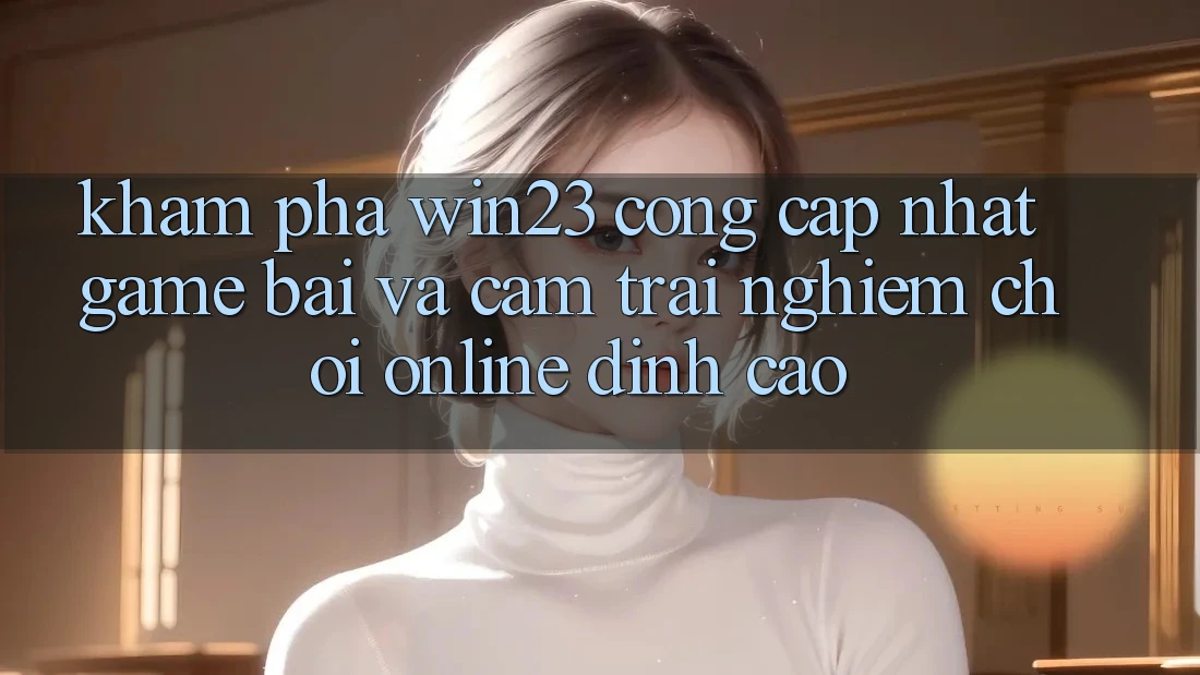 Khám Phá win23 - Cổng Cập Nhật Game Bài Và Cảm trải nghiệm Chơi Online Đỉnh Cao