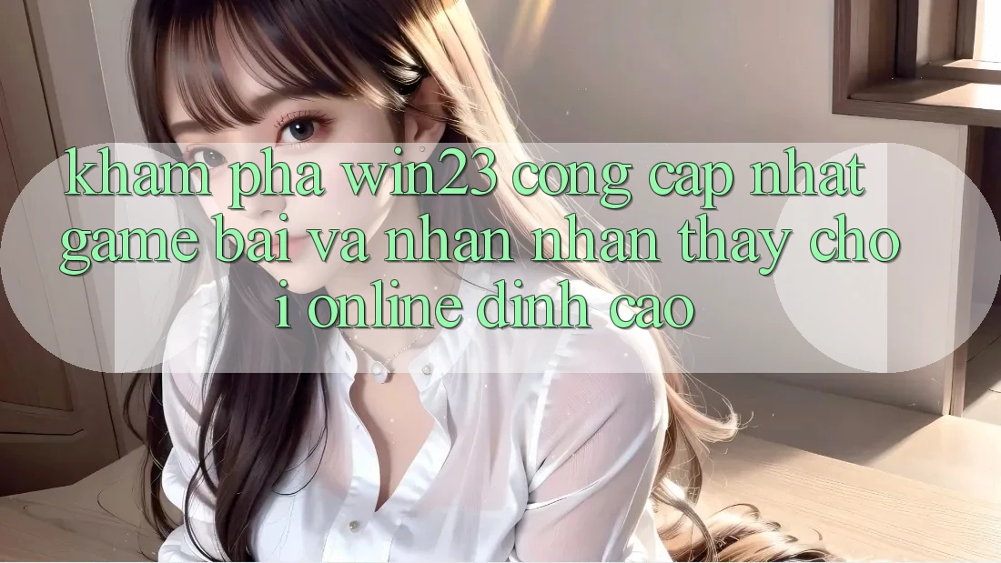 Khám Phá win23 - Cổng Cập Nhật Game Bài Và Nhận nhận thấy Chơi Online Đỉnh Cao