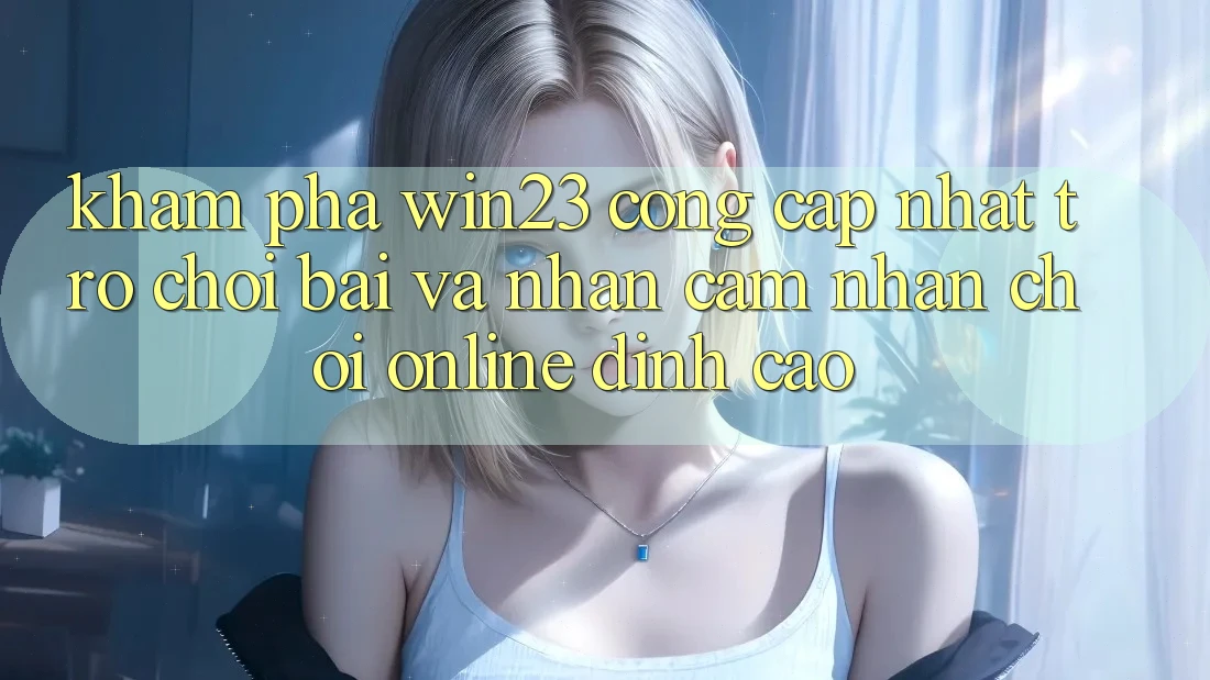 Khám Phá win23 - Cổng Cập Nhật Trò chơi Bài Và Nhận cảm nhận Chơi Online Đỉnh Cao