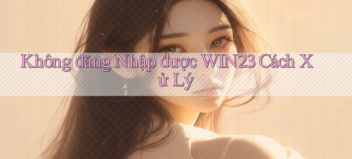 không đăng nhập được win23 cách xử lý