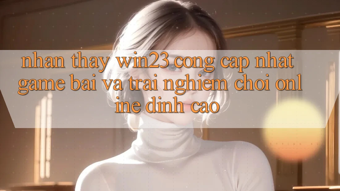 Nhận thấy win23 - Cổng Cập Nhật Game Bài Và Trải Nghiệm Chơi Online Đỉnh Cao