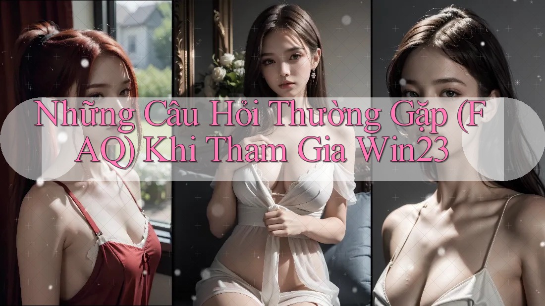 Những Câu Hỏi Thường Gặp (FAQ) Khi Tham Gia Win23 Những Câu Hỏi Thường Gặp (FAQ) Khi Tham Gia Win23