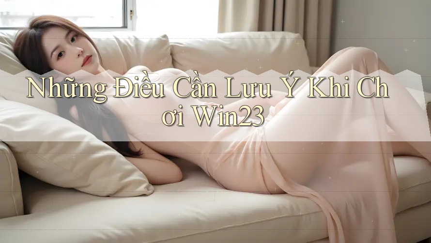 Những Điều Cần Lưu Ý Khi Chơi Win23 Những Điều Cần Lưu Ý Khi Chơi Win23