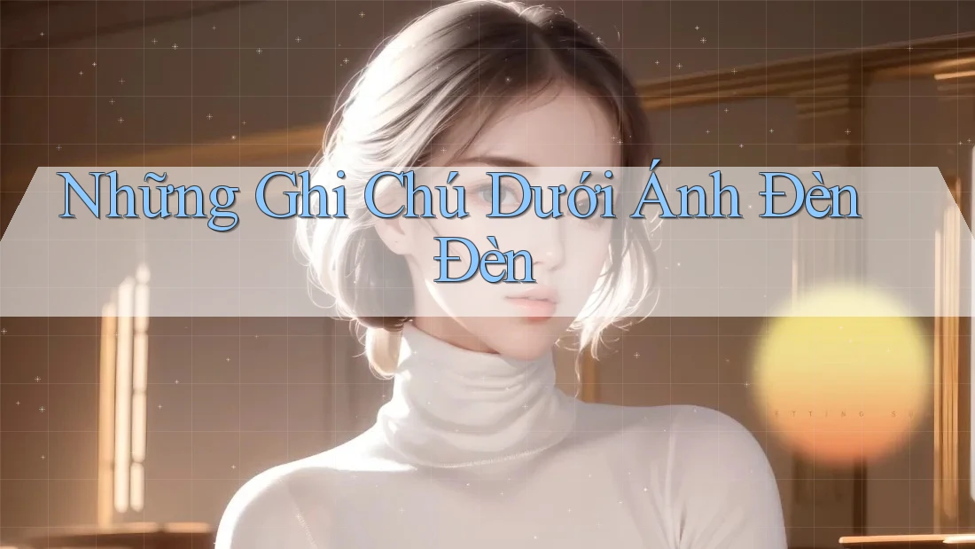Những Ghi Chú Dưới Ánh Đèn Đèn Những Ghi Chú Dưới Ánh Đèn Đèn