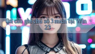 soi cầu ghi chú số 3 miền tại win23