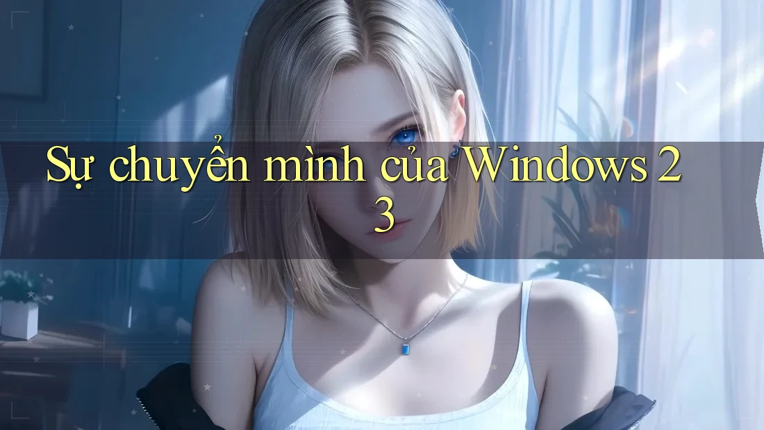 Sự chuyển mình của Windows 23 Sự chuyển mình của Windows 23