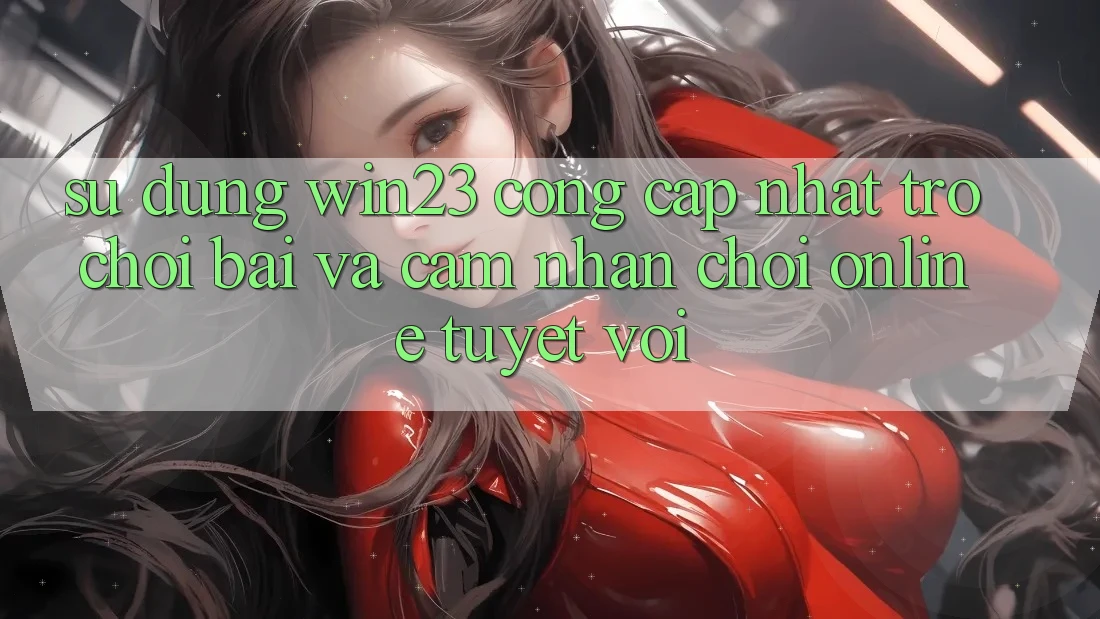 Sử dụng win23 - Cổng Cập Nhật Trò chơi Bài Và Cảm nhận Chơi Online Tuyệt vời Sử dụng win23 - Cổng Cập Nhật Trò chơi Bài Và Cảm nhận Chơi Online Tuyệt vời