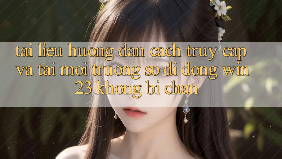 Tài liệu hướng dẫn Cách Truy Cập Và Tải Môi trường số di động win23 Không Bị Chặn Tài liệu hướng dẫn Cách Truy Cập Và Tải Môi trường số di động win23 Không Bị Chặn