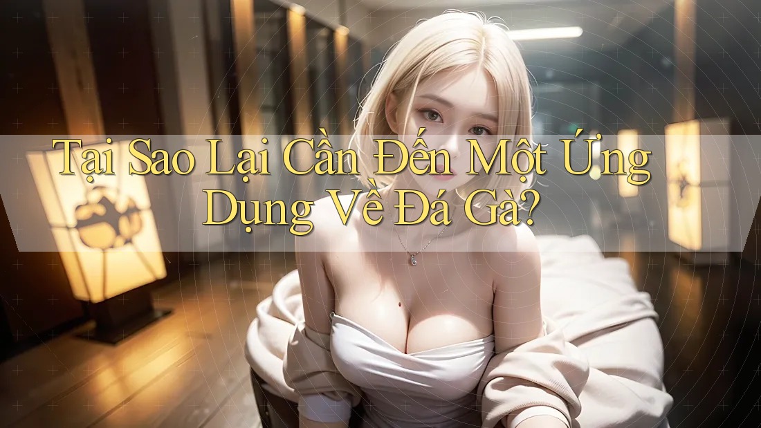 Tại Sao Lại Cần Đến Một Ứng Dụng Về Đá Gà?