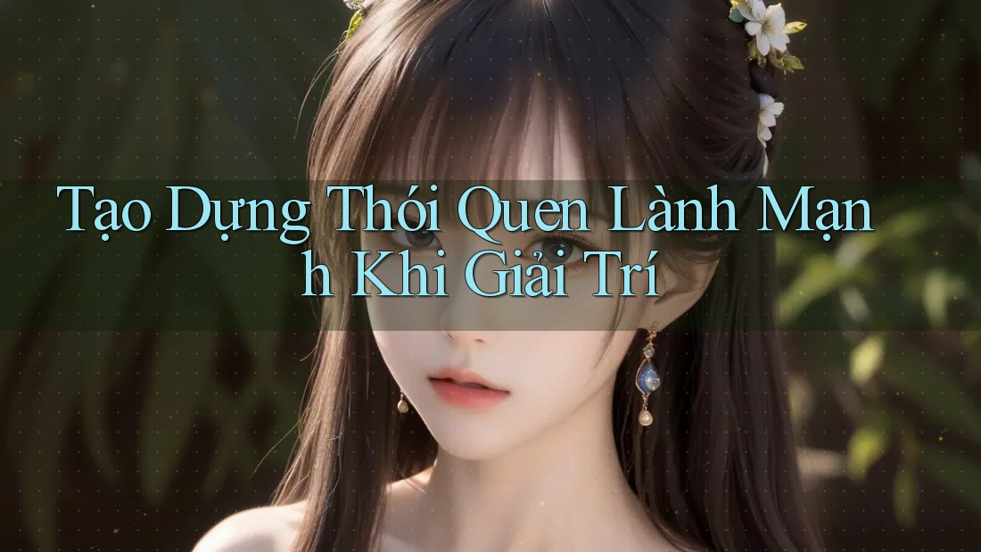 Tạo Dựng Thói Quen Lành Mạnh Khi Giải Trí Tạo Dựng Thói Quen Lành Mạnh Khi Giải Trí