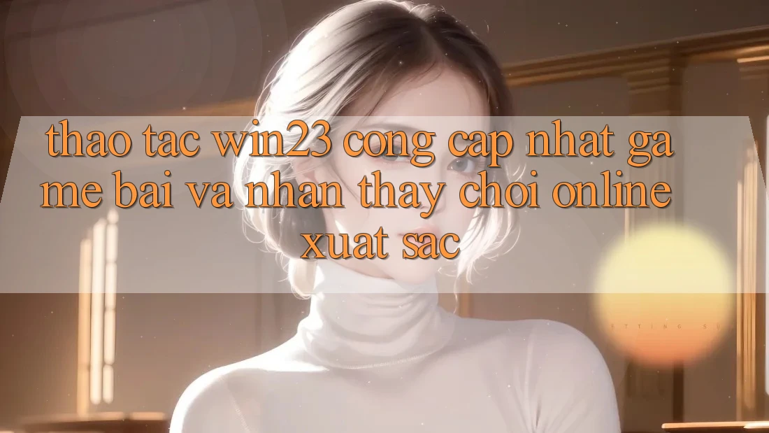 Thao tác win23 - Cổng Cập Nhật Game Bài Và Nhận thấy Chơi Online Xuất sắc Thao tác win23 - Cổng Cập Nhật Game Bài Và Nhận thấy Chơi Online Xuất sắc