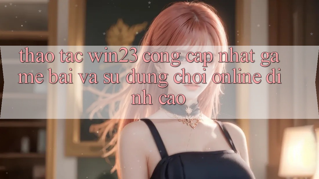 Thao tác win23 - Cổng Cập Nhật Game Bài Và Sử dụng Chơi Online Đỉnh Cao Thao tác win23 - Cổng Cập Nhật Game Bài Và Sử dụng Chơi Online Đỉnh Cao