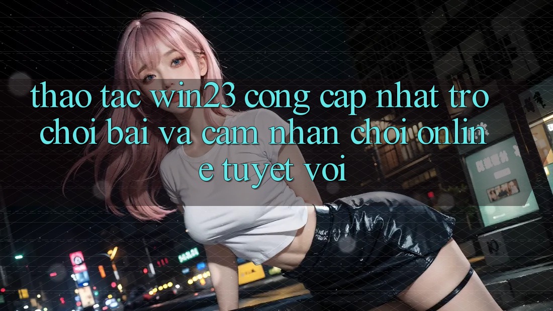 Thao tác win23 - Cổng Cập Nhật Trò chơi Bài Và Cảm nhận Chơi Online Tuyệt vời