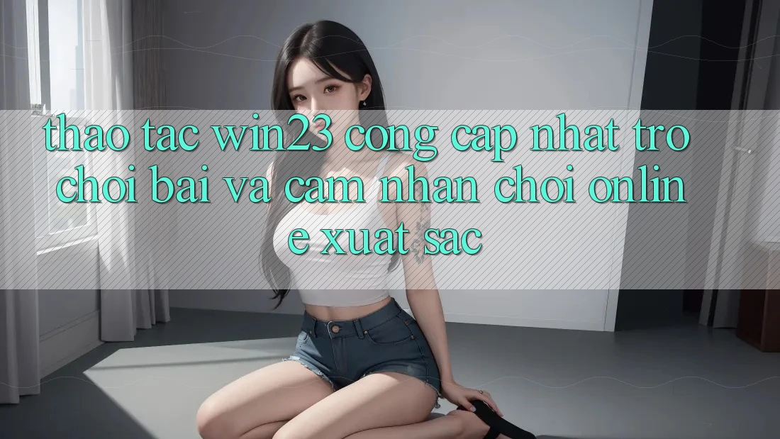 Thao tác win23 - Cổng Cập Nhật Trò chơi Bài Và Cảm nhận Chơi Online Xuất sắc Thao tác win23 - Cổng Cập Nhật Trò chơi Bài Và Cảm nhận Chơi Online Xuất sắc