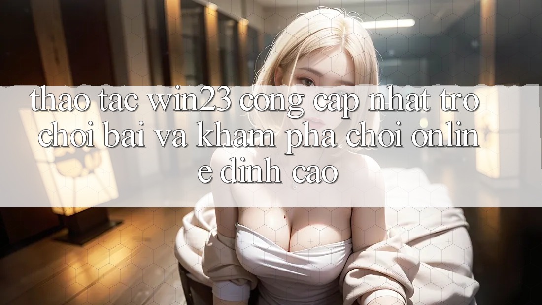 Thao tác win23 - Cổng Cập Nhật Trò chơi Bài Và Khám phá Chơi Online Đỉnh Cao Thao tác win23 - Cổng Cập Nhật Trò chơi Bài Và Khám phá Chơi Online Đỉnh Cao