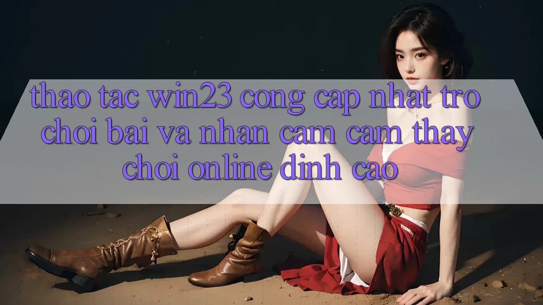 Thao tác win23 - Cổng Cập Nhật Trò chơi Bài Và Nhận cảm cảm thấy Chơi Online Đỉnh Cao Thao tác win23 - Cổng Cập Nhật Trò chơi Bài Và Nhận cảm cảm thấy Chơi Online Đỉnh Cao