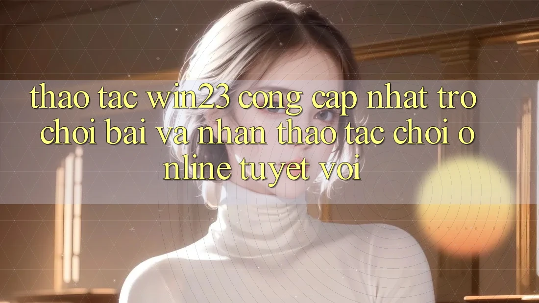 Thao tác win23 - Cổng Cập Nhật Trò chơi Bài Và Nhận thao tác Chơi Online Tuyệt vời