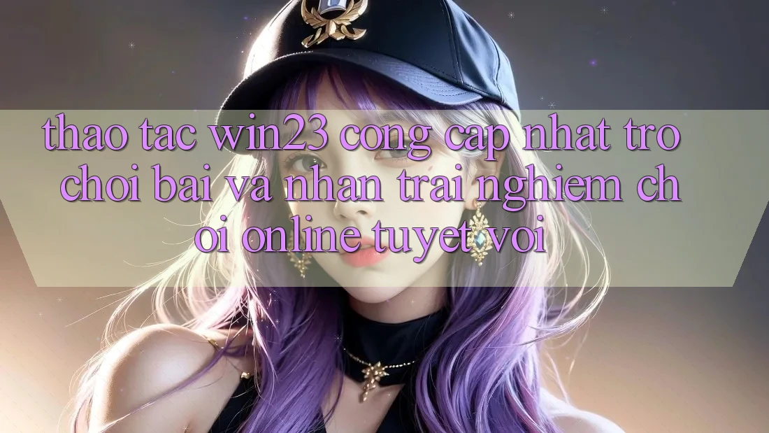 Thao tác win23 - Cổng Cập Nhật Trò chơi Bài Và Nhận trải nghiệm Chơi Online Tuyệt vời Thao tác win23 - Cổng Cập Nhật Trò chơi Bài Và Nhận trải nghiệm Chơi Online Tuyệt vời