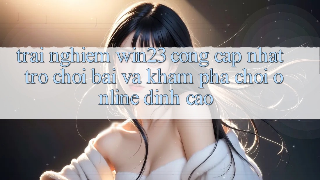 Trải nghiệm win23 - Cổng Cập Nhật Trò chơi Bài Và Khám phá Chơi Online Đỉnh Cao