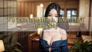 win23 nạp nhanh hoàn trả tháng này