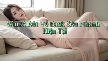 win23 rút về bank siêu nhanh hiện tại