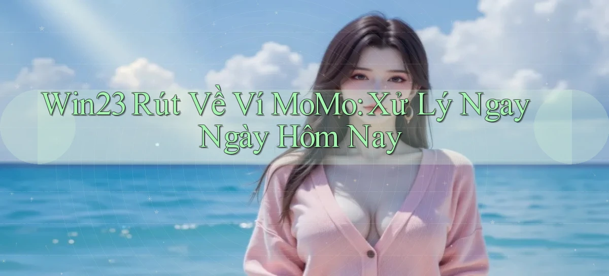 win23 rút về ví momo xử lý ngay ngày hôm nay