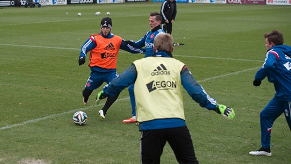 在足球比赛 在足球比赛